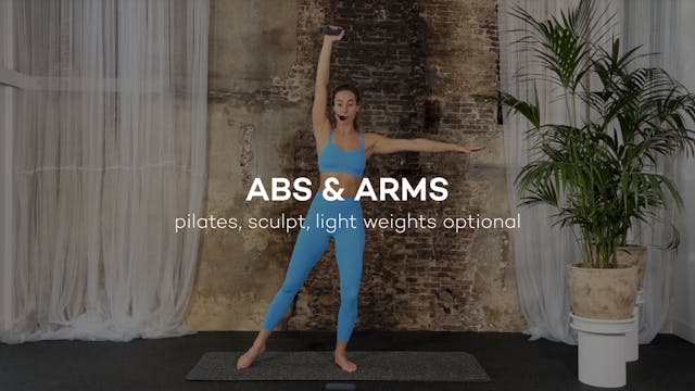 Sculpted Abs & Arms || 17min