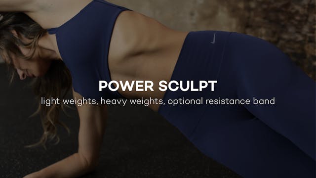 Power Sculpt + Heavy Weights || 33min