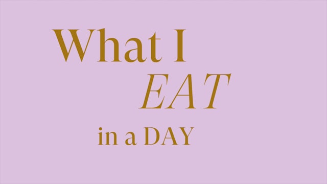 What I Eat in a Day — with Annalena