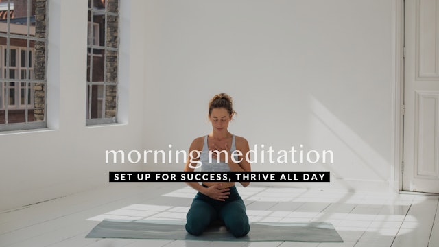 Morning Meditation — Set up for success || 7min