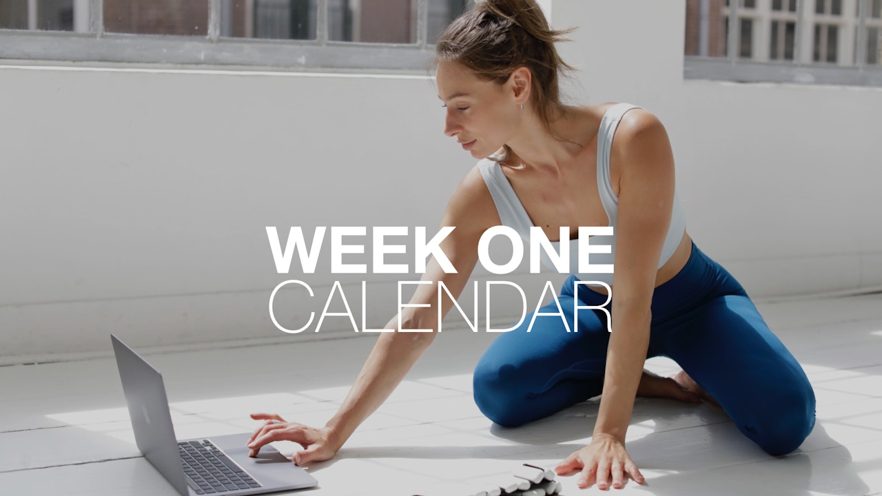 Summer Chalenge—Week One Calendar