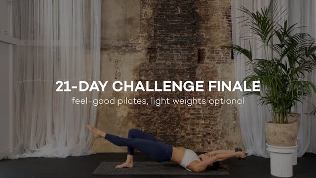 21-Day Pilates Challenge Finisher || ...