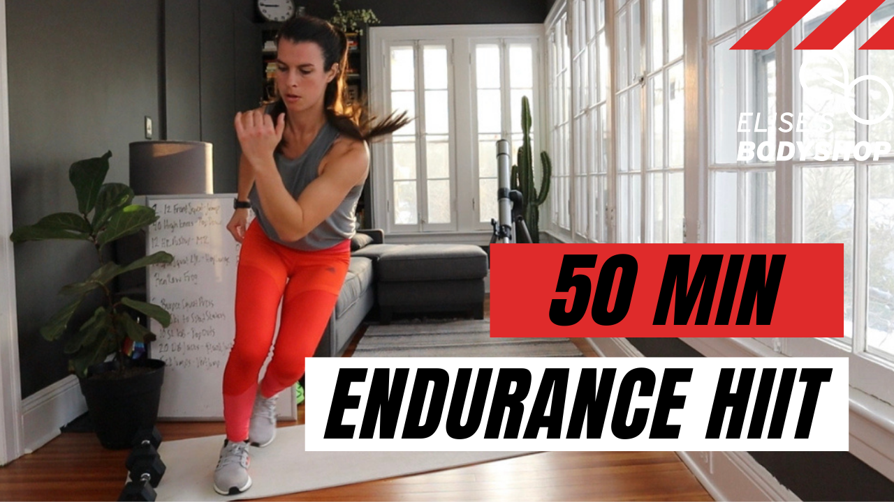 50 Min Endurance HIIT - Dumbbells Optional - Advan