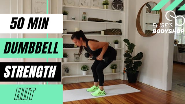 50 MIN ADVANCED STRENGTH X HIIT - DUMBBELLS