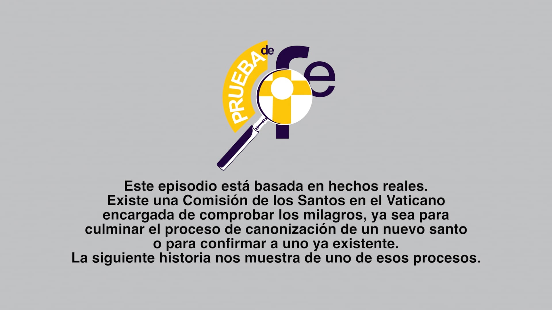 PRUEBA DE FE - SAN AGUSTIN