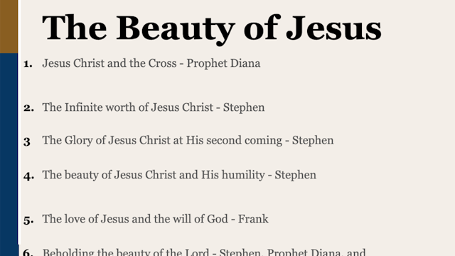The Beauty Jesus