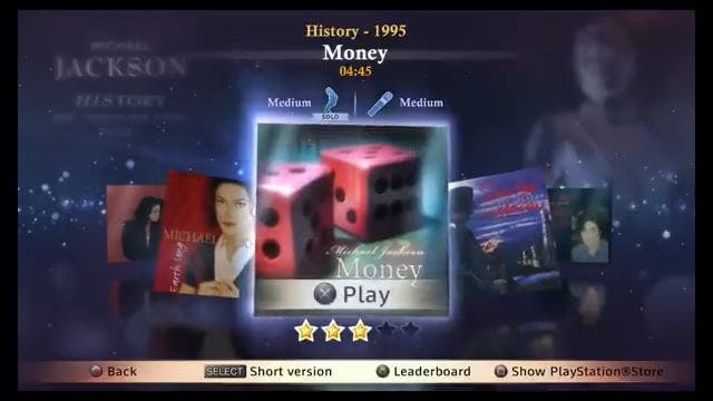 Michael Jackson The Experience Money ...
