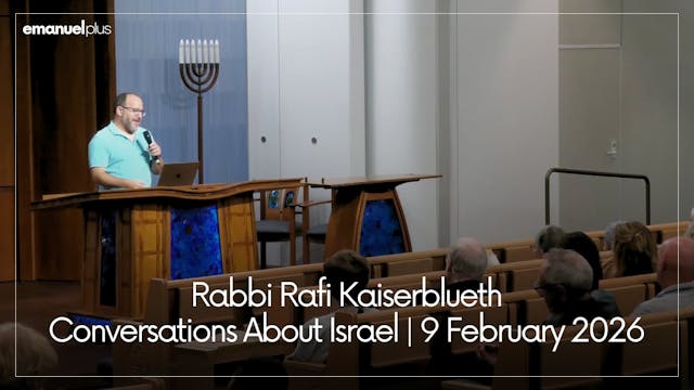 Conversations About Israel | 9 Februa...