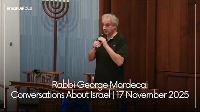 Conversations About Israel | 17 Novem...