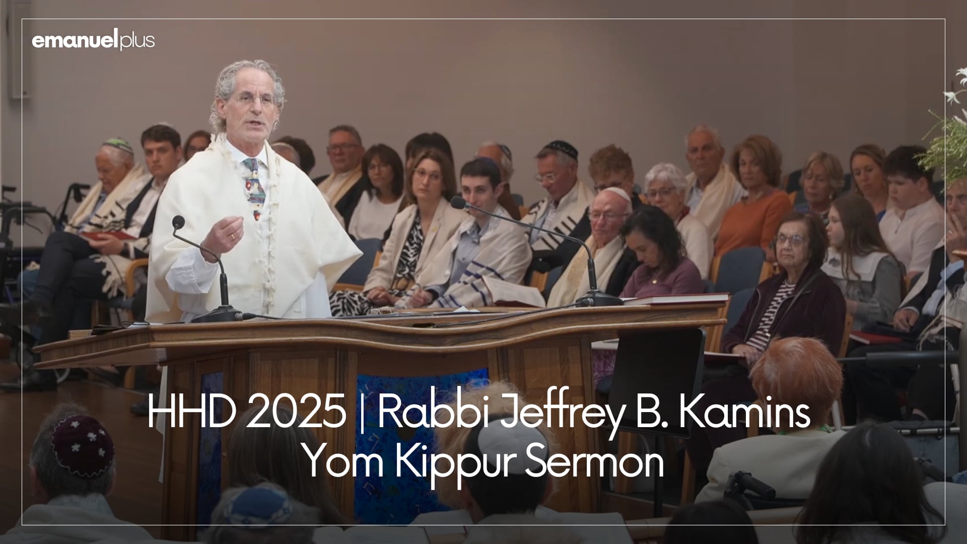 HHD 2025 | Rabbi Jeffrey B. Kamins | Yom Kippur Sermon
