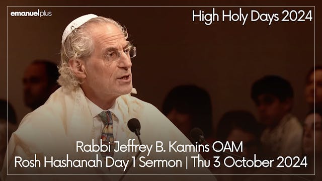 Rabbi Jeffrey B. Kamins OAM | Rosh Ha...