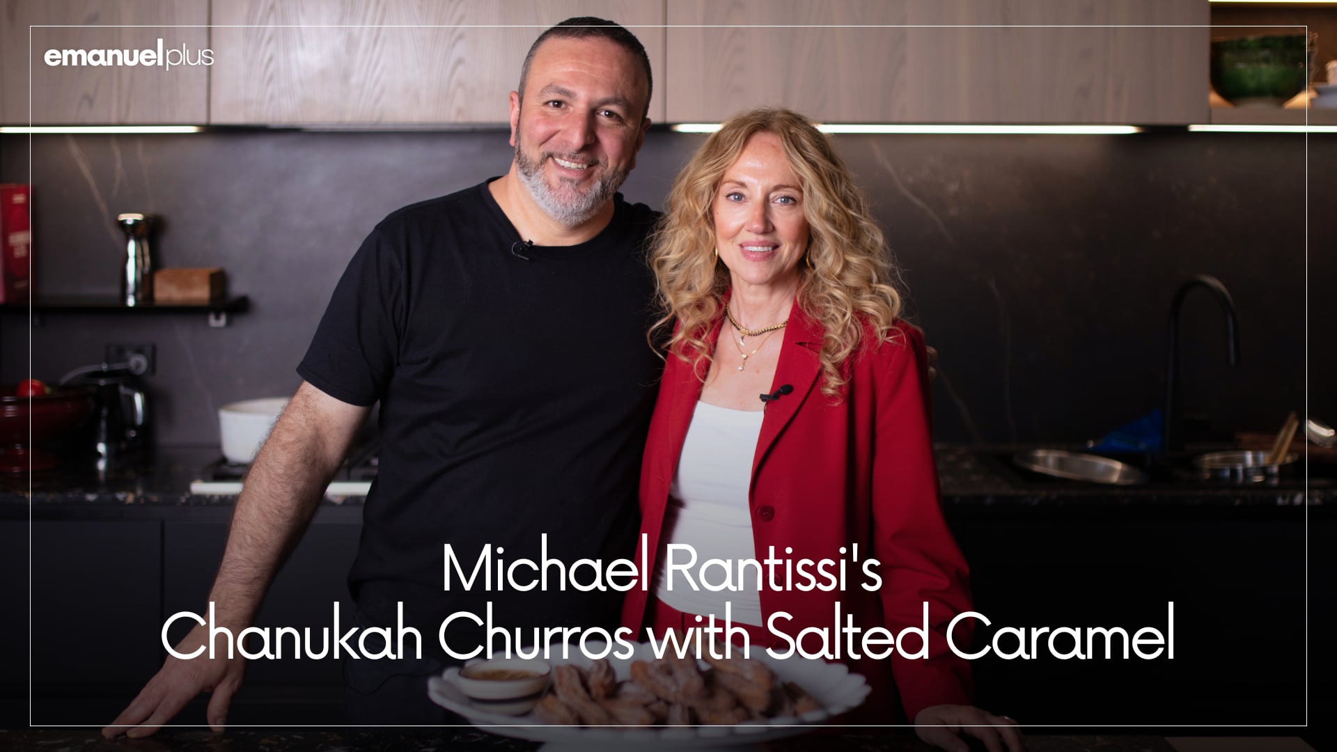 Michael Rantissi's Chanukah Churros with Salted Caramel