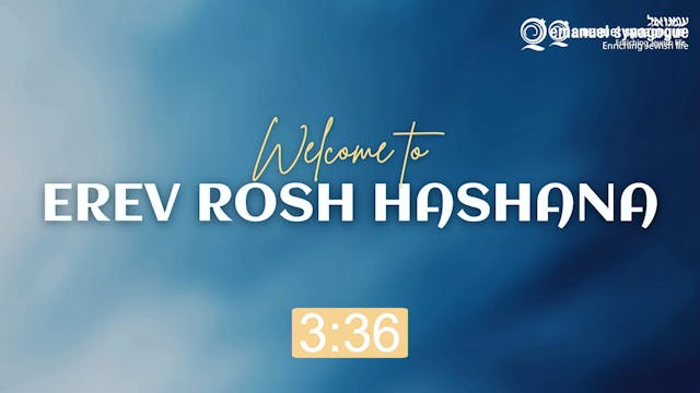 Progressive Service - Erev Rosh Hashana