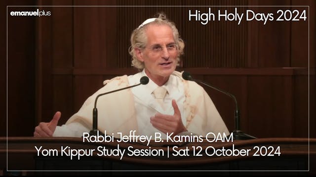 Rabbi Jeffrey B. Kamins OAM | Yom Kip...