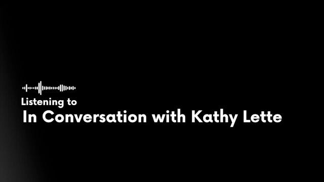 In Conversation with Kathy Lette