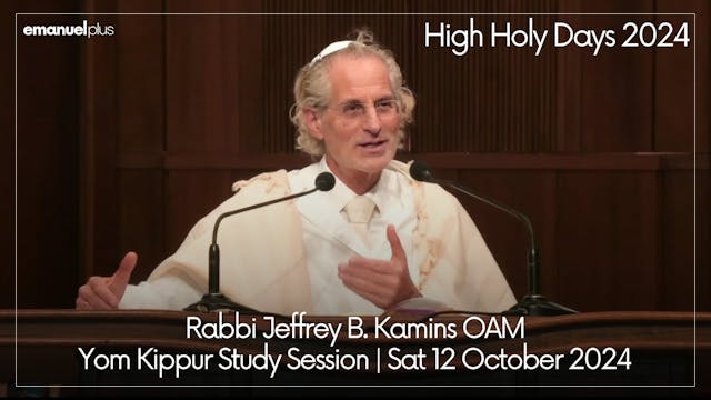 Rabbi Jeffrey B. Kamins OAM | Yom Kip...