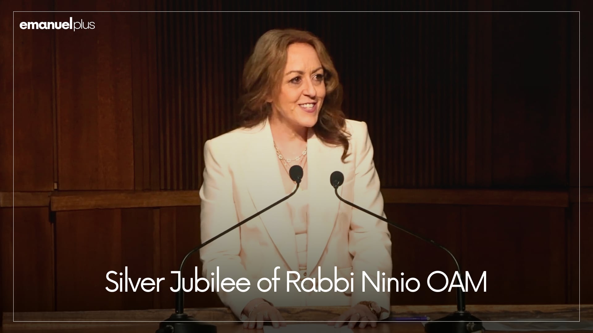 Silver Jubilee of Rabbi Jacqueline Ninio OAM