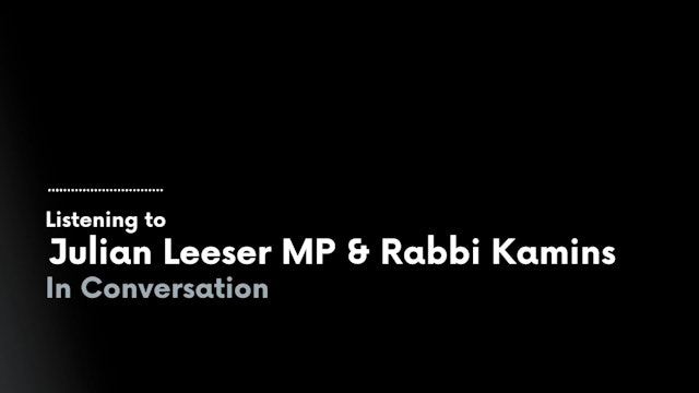 Julian Leeser MP & Rabbi Kamins | In Conversation