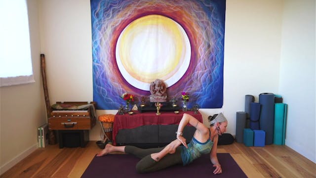 Moderate Vinyasa for Hams & Quads