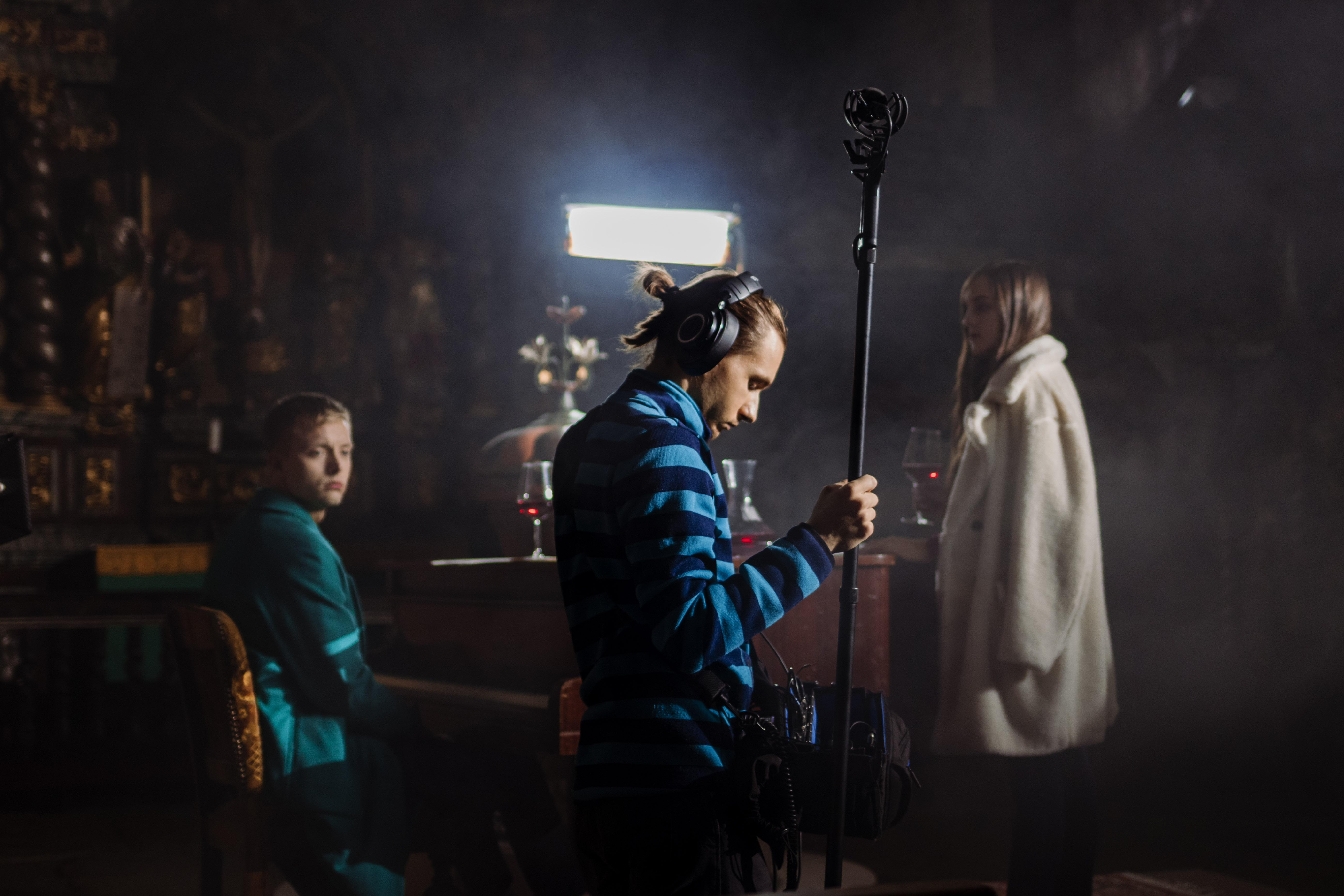 Sound Technician in Church Scene (William)