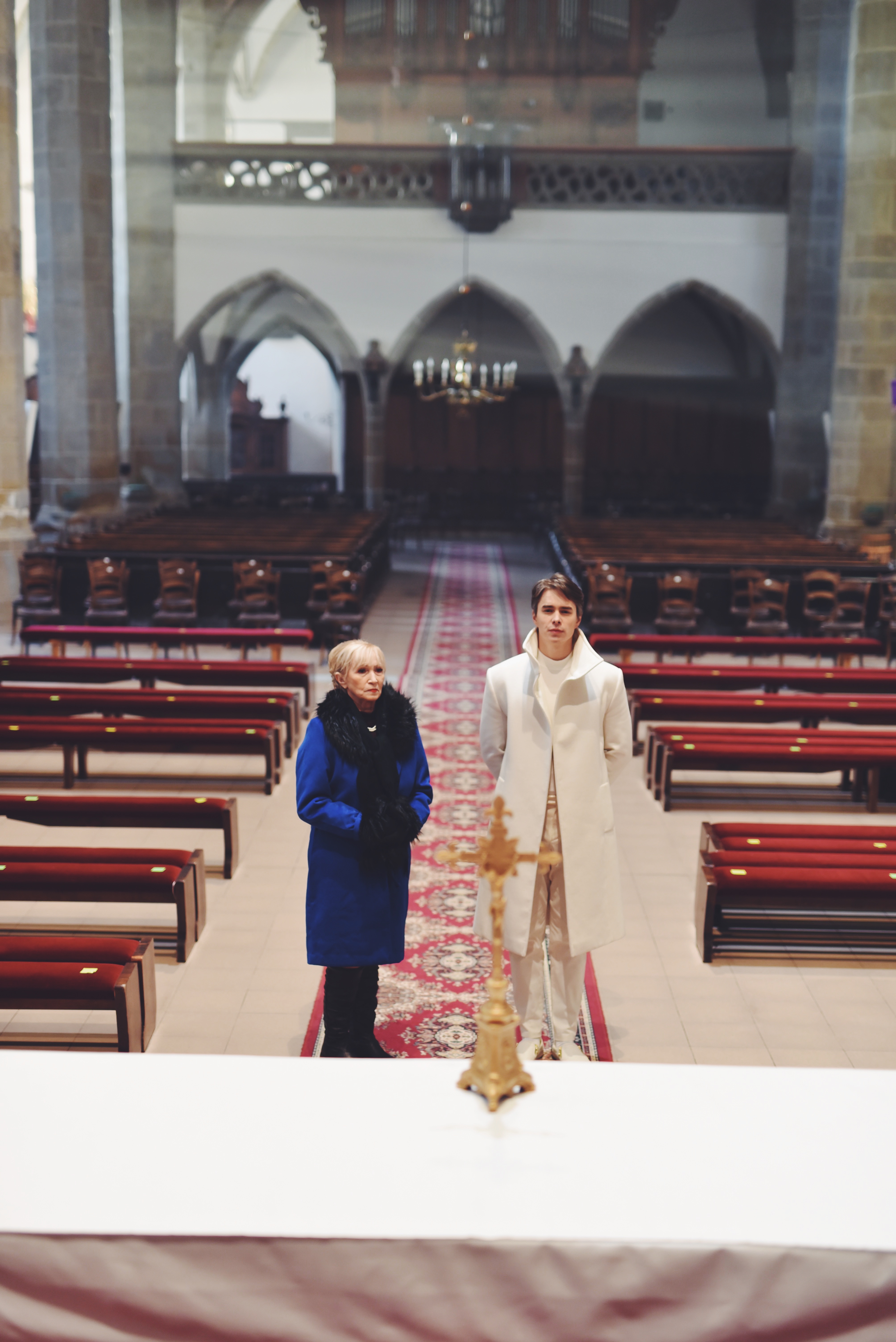 Church Scene Madam Victoria & Adam 