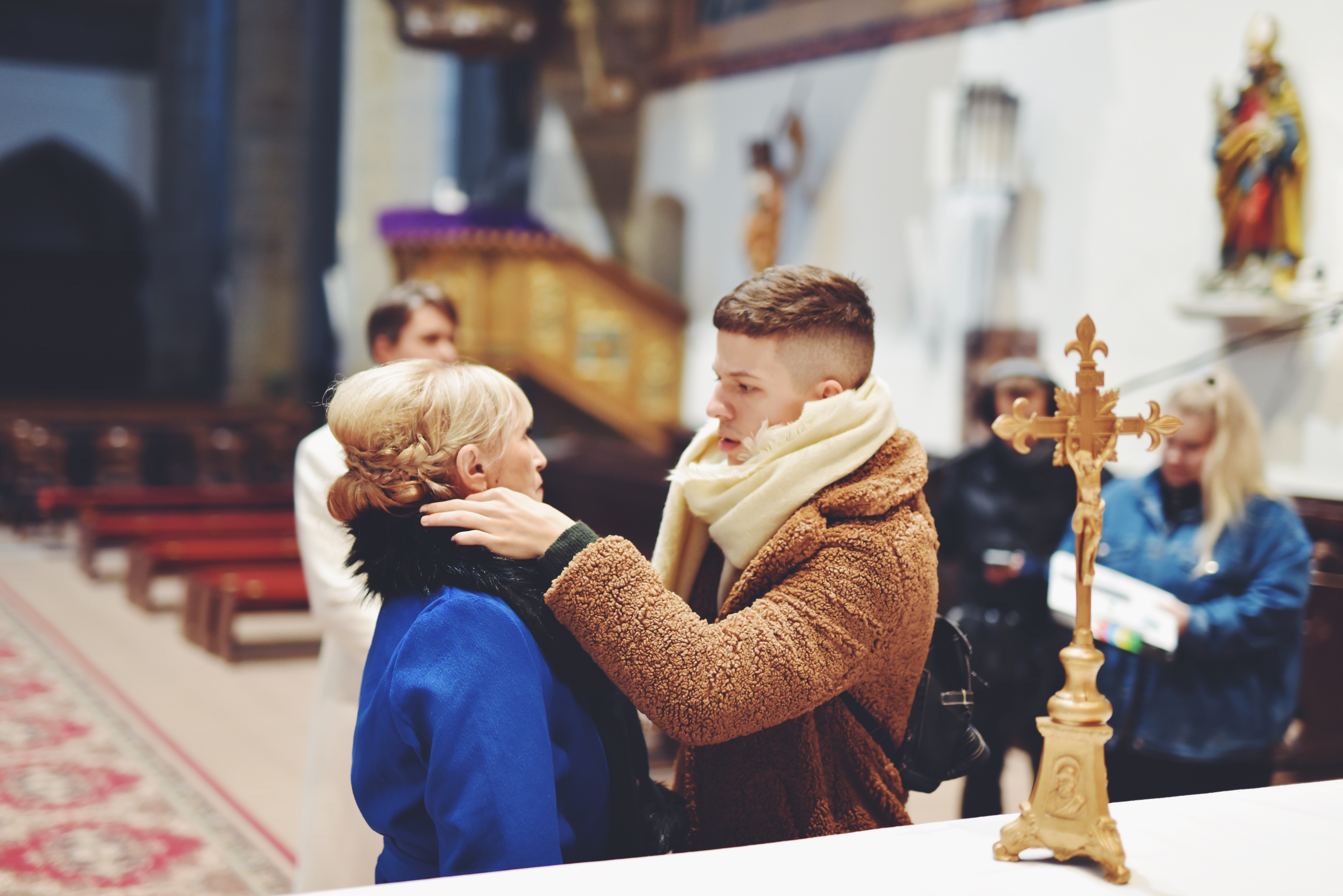 Church Scene Behind the Scenes