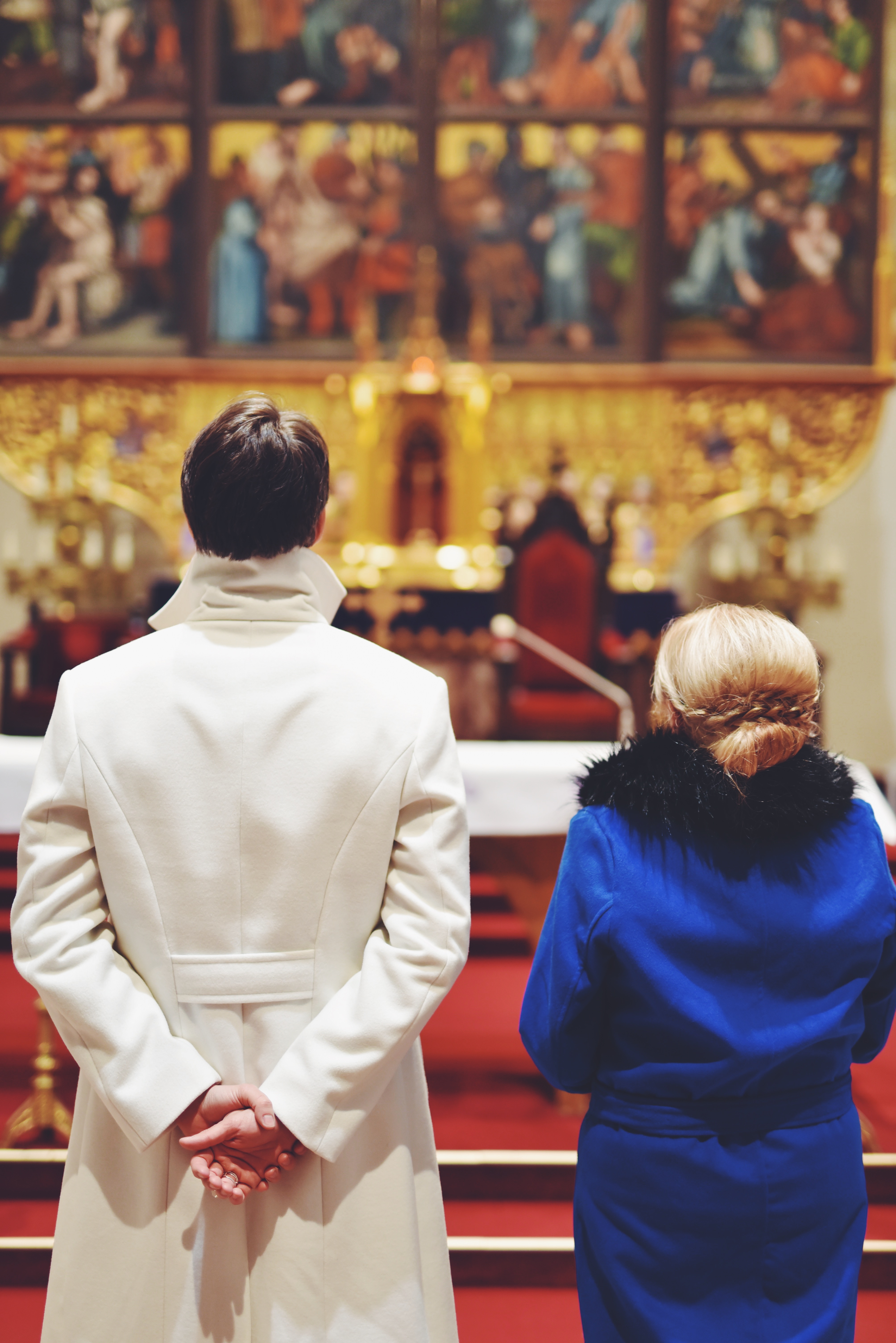 Church Scene - Focus madam Victoria & Adam