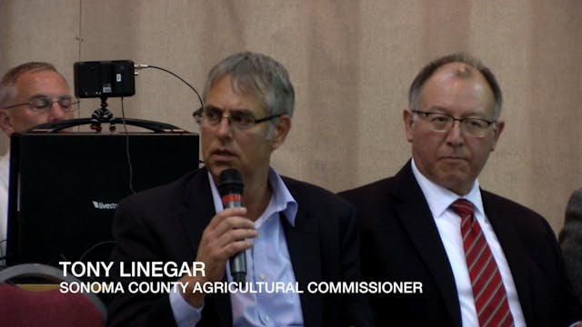 Tony Linegar Sonma County Ca. Ag Comm...