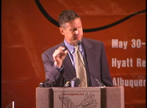 Gov. Gary Johnson spoke at the Linder...