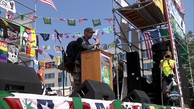 Seth Cunnigan at Seattle Hempfest 2018