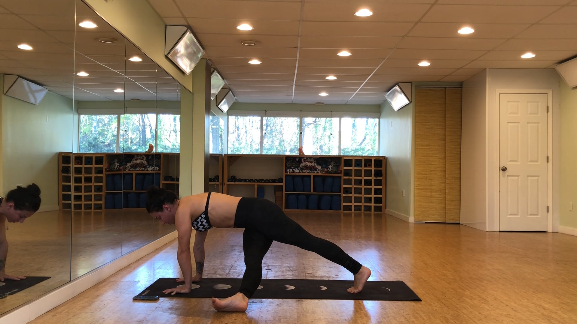 Fallen Triangle Lunge Flow 