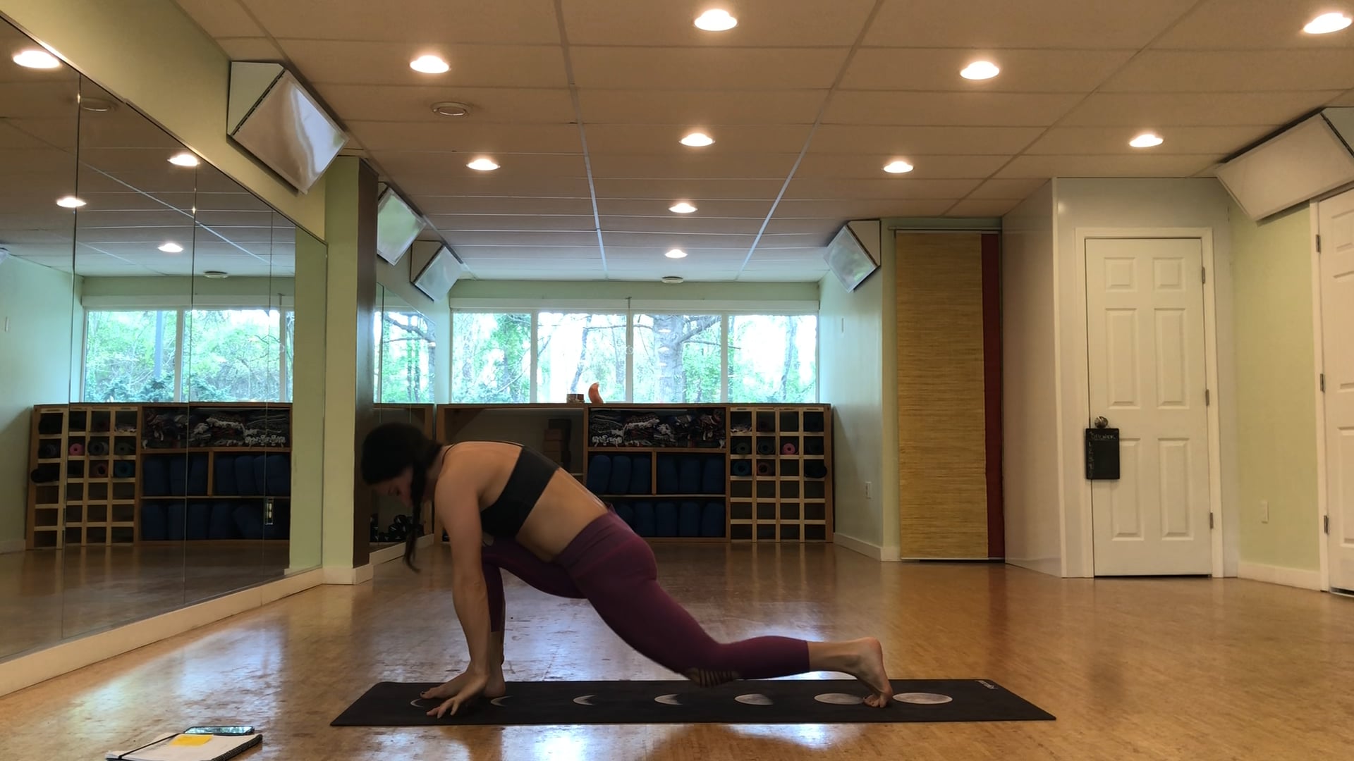 Live Modified Moon Affirmation Flow Side Plank Focused