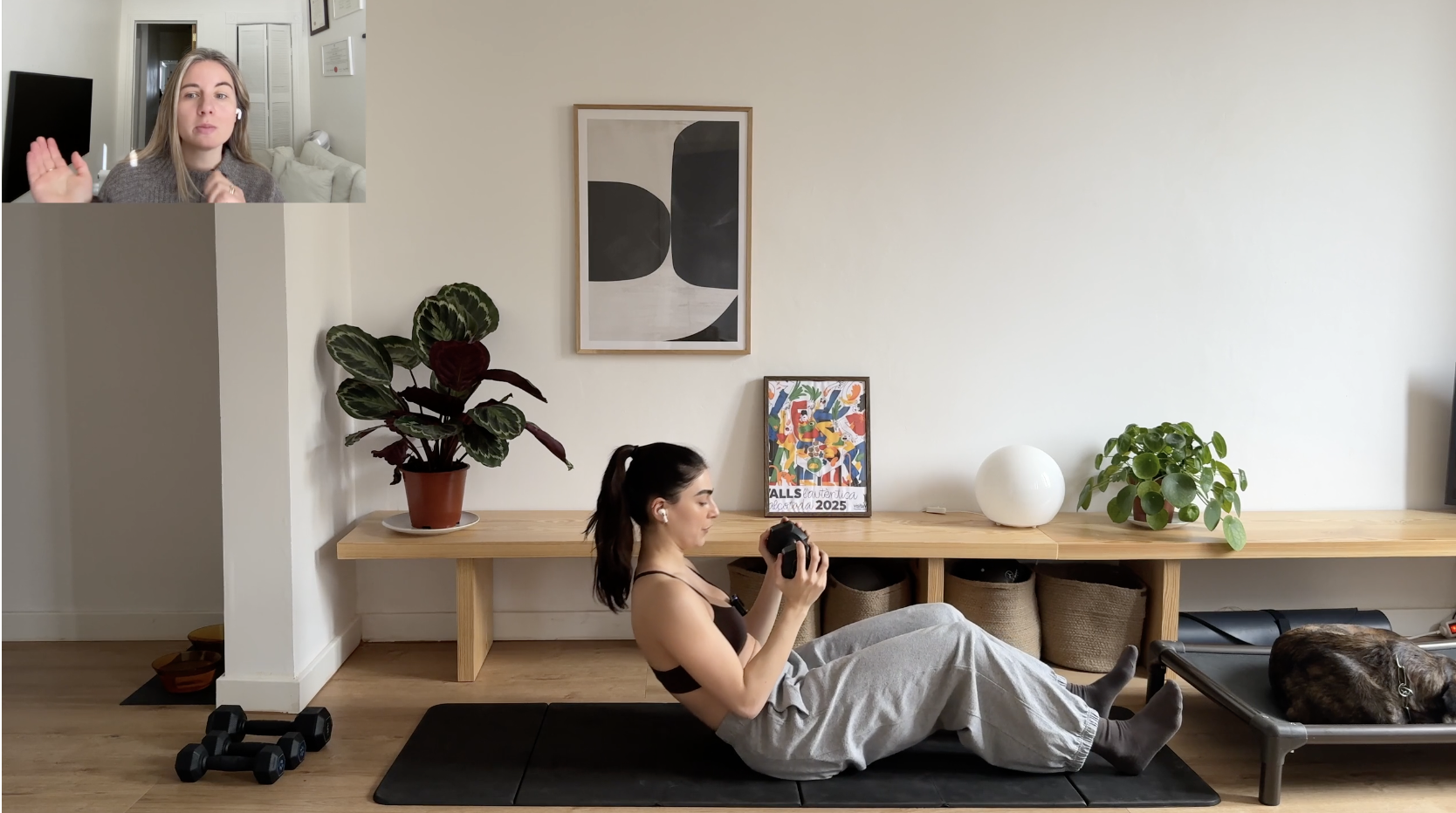 BECKHAM FEUD | 15 MIN | ABS | HARD | DUMBBELLS