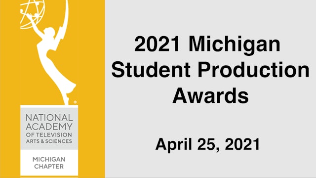 NATAS Michigan 2021 Student Production Awards