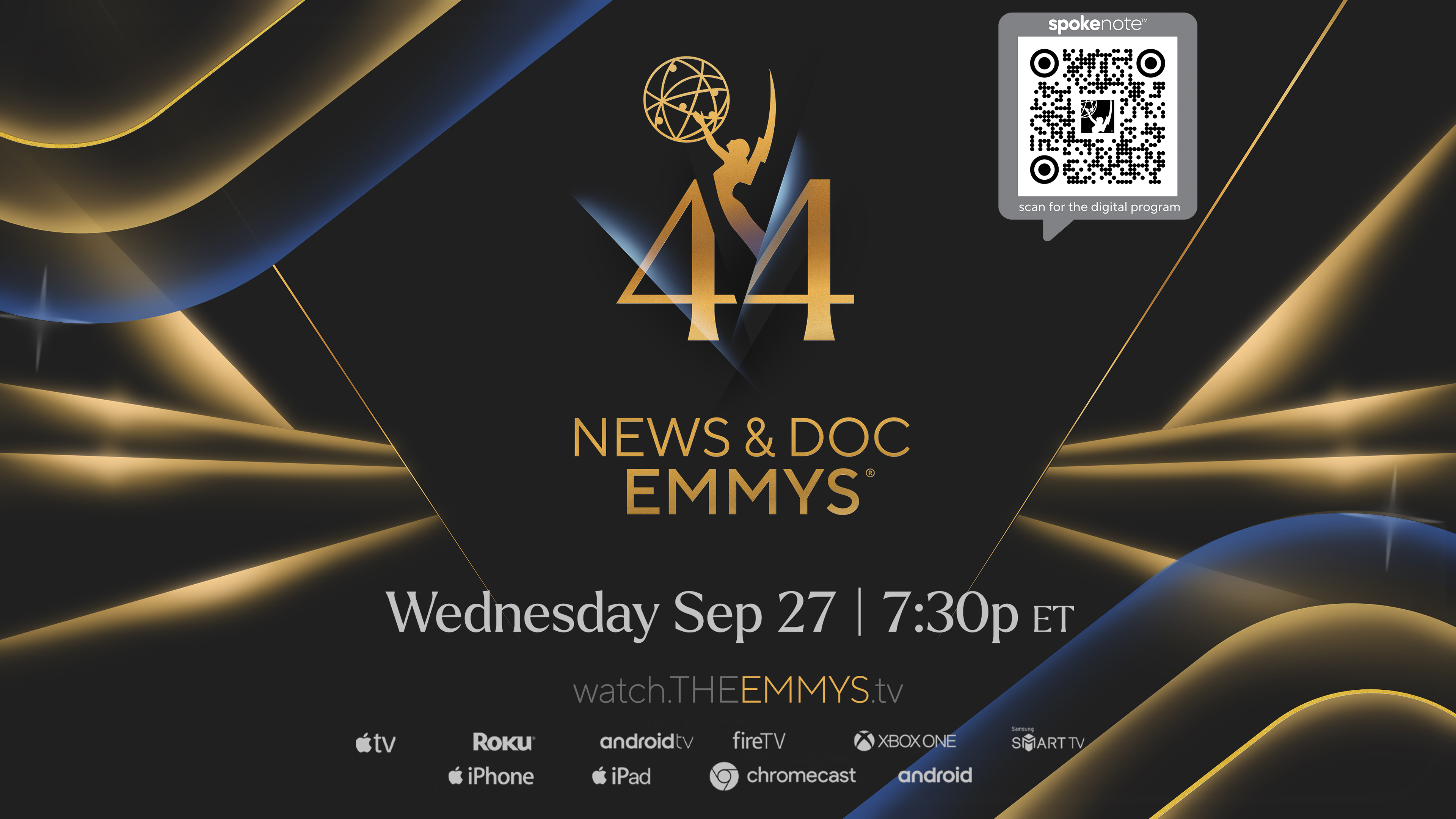 The 44th News Emmy® Awards Ceremony 9/27