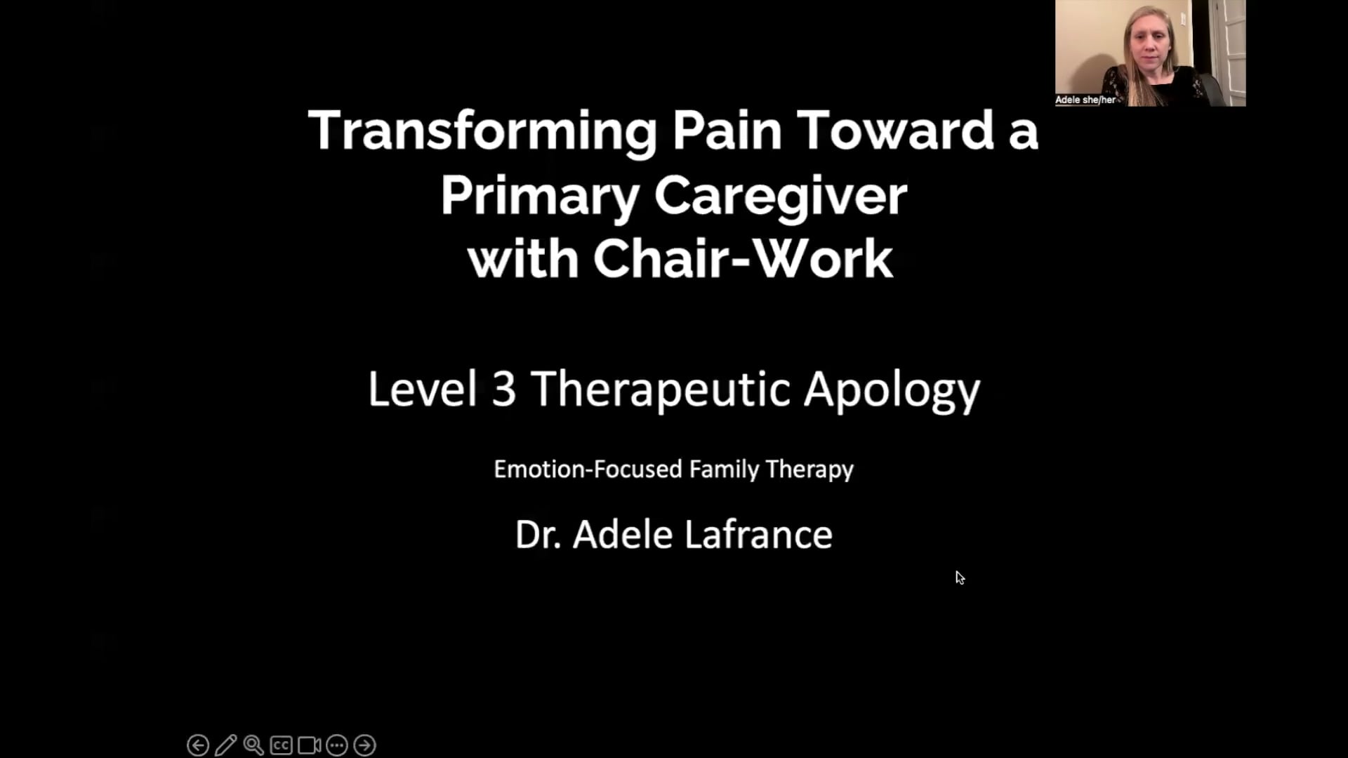Transforming Childhood Pain with Chair Work