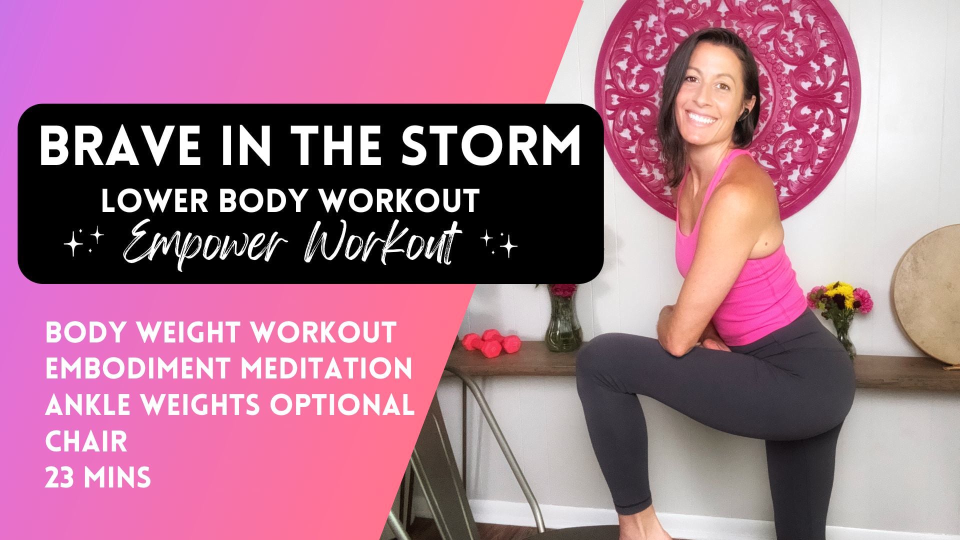Brave in the Storm Lower Body Body Weight Workout
