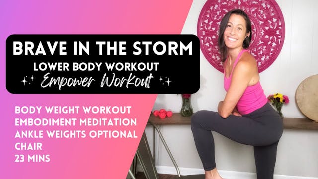 Brave in the Storm Lower Body Body We...
