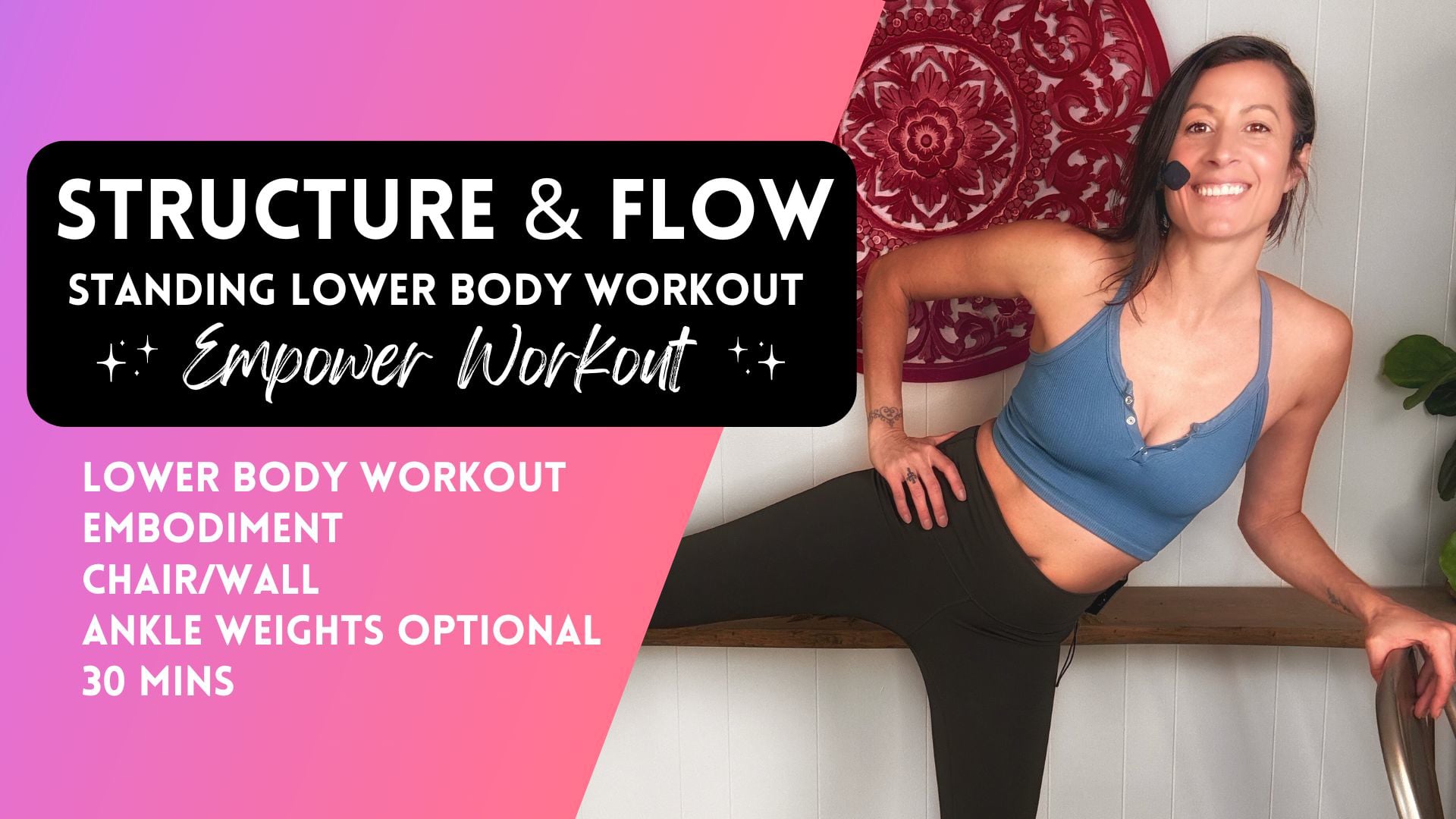 Structure & Flow Standing Body Weight Workout