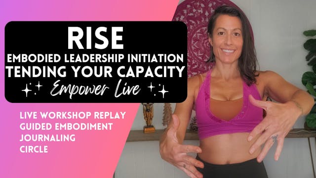 RISE - Class 5 - Tending to Capacity ...