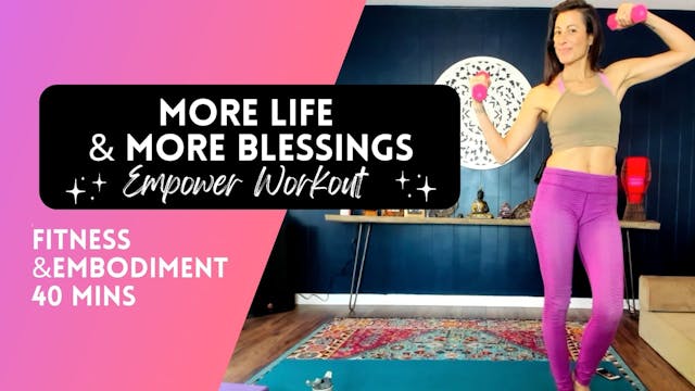 More Life & More Blessings Weighted W...