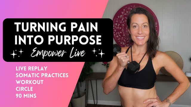 Turning Pain into Purpose Weighted Wo...