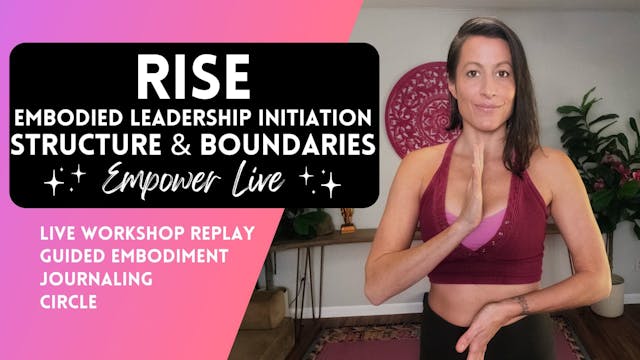 RISE - Class 4 - Structure & Boundari...