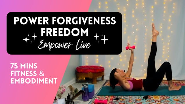 Power Forgiveness Freedom Live Replay...