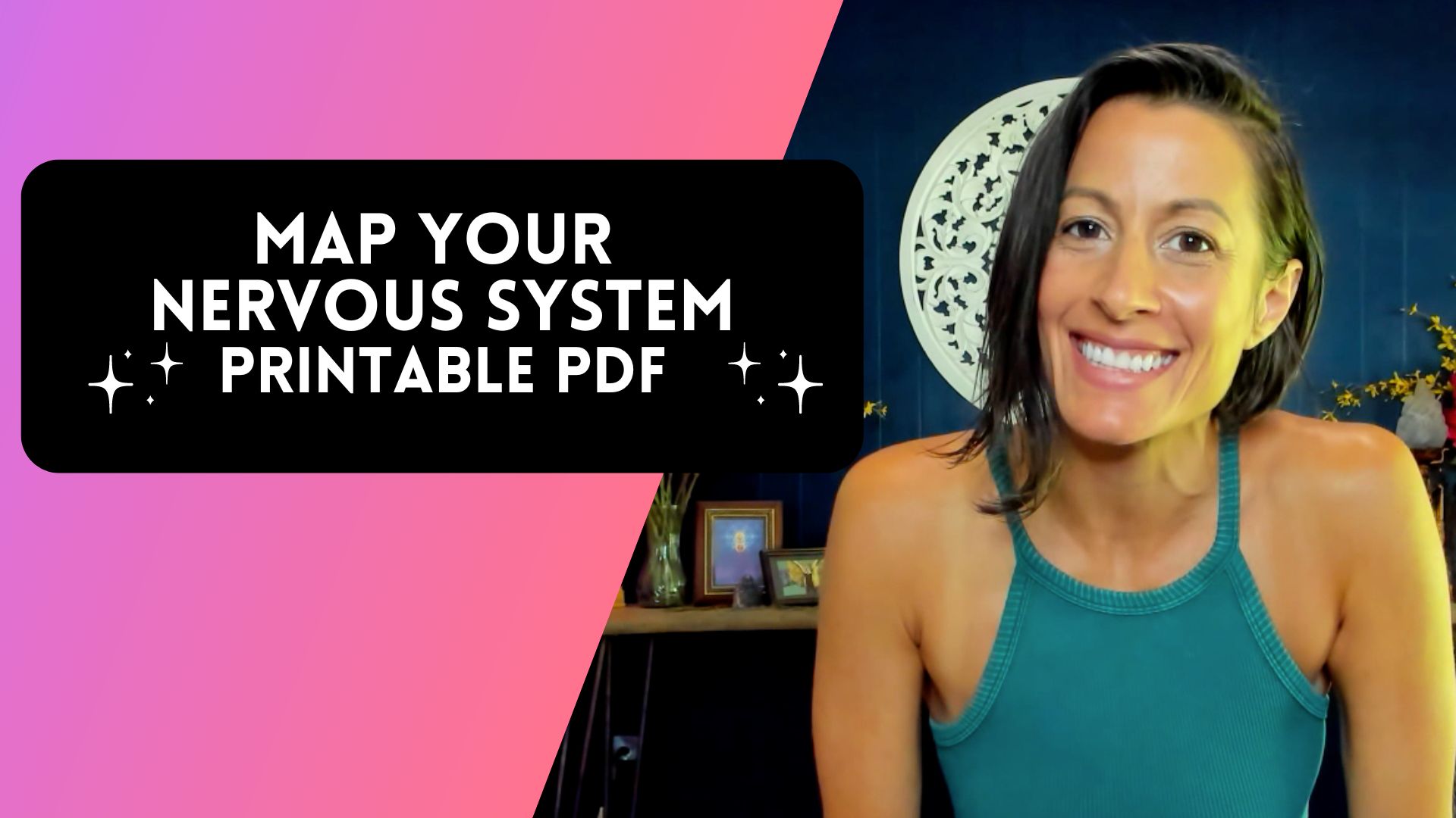 Map Your Nervous System & Tools for Anxiety & Depression - printable PDF guide