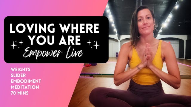 Loving Where You Are Live Replay Weig...