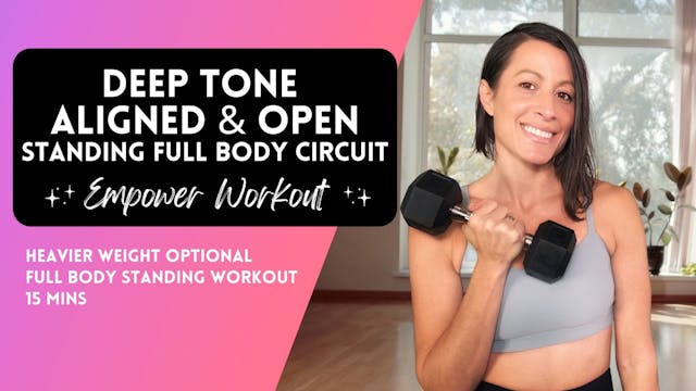 Deep Tone: Standing Full Body Circuit...