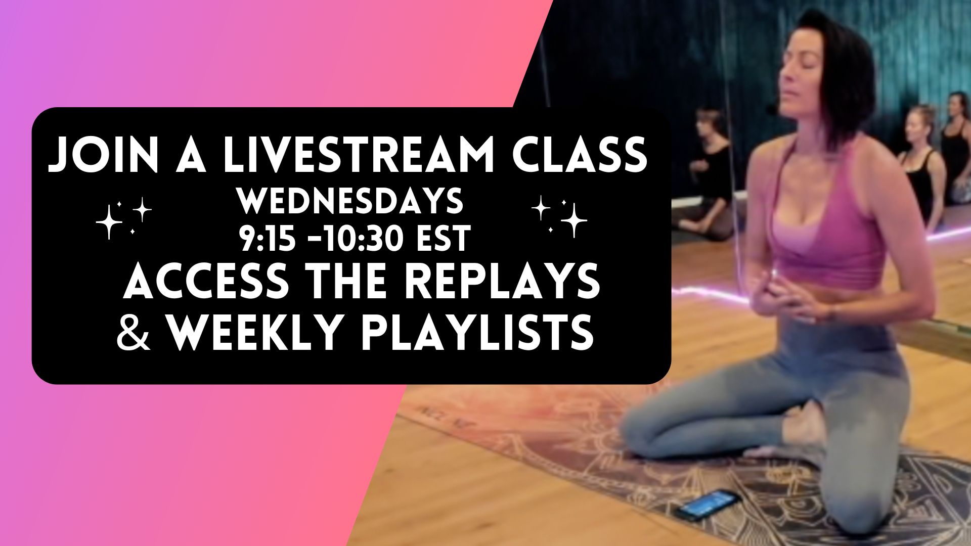 EMPOWER Livestream Classes, Zoom Link, Replays & Playlists