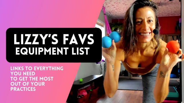 Lizzy's Favs Equipment List