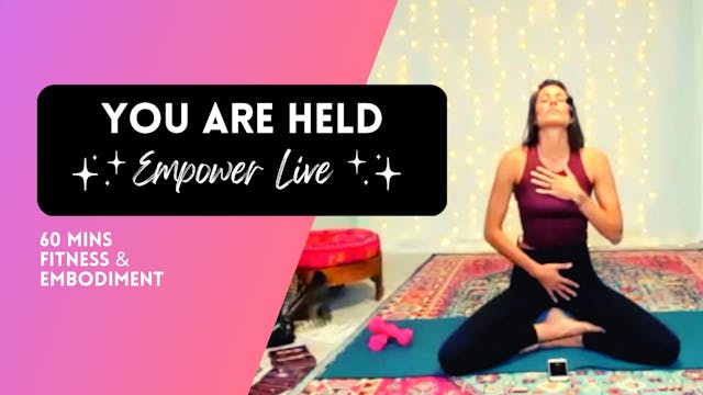 You Are Held Live Replay Weighted Wor...